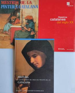 200 - TRES PUBLICACIONES SOBRE PINTURA CATALANA.   