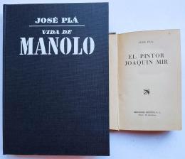 214 - DOS LIBROS DE JOSEP PLA SOBRE ARTISTAS CATALANES.   