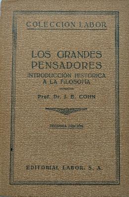 287 - LOS GRANDES PENSADORES:  INTRODUCCIÓN HISTÓRICA ...