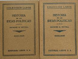 294 - HISTORIA DE LAS IDEAS POLÍTICAS  (2 VOLÚMENES).  