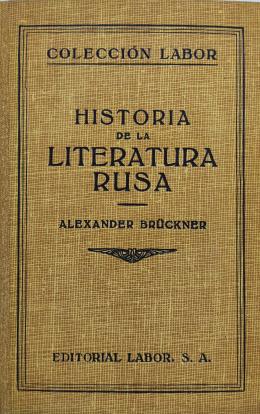 302 - HISTORIA DE LA LITERATURA RUSA.  