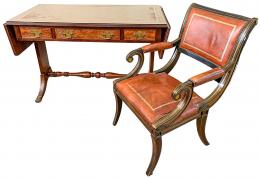 294 - MESA DE DESPACHO CON SILLÓN