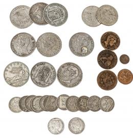 365 - COLECCIÓN DE MONEDAS ESPAÑOLAS DE FINALES XIX/XX