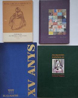 470 - CUATRO LIBROS SOBRE PINTURA Y ESCULTURA.    