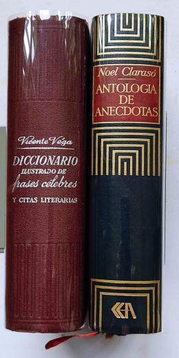 482 - DOS LIBROS:  1.  DICCIONARIO ILUSTRADO DE FRASES CÉLEBRES...