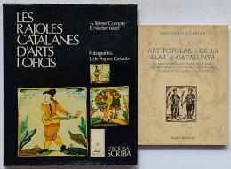 483 - DOS LIBROS SOBRE ART POPULAR A CATALUNYA.    