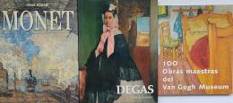 484 - TRES LIBROS SOBRE PINTORES DE ÉPOCA IMPRESIONISTA.   