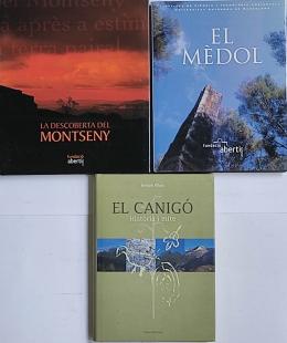 354 - TRES LIBROS SOBRE LUGARES DE CATALUNYA