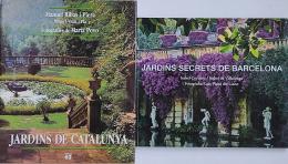 412 - DOS LIBROS SOBRE JARDINES CATALANES.