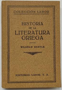 434 - HISTORIA DE LA LITERATURA GRIEGA.   