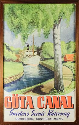 213 - CARTEL PUBLICITARIO DE LOS AÑOS 50