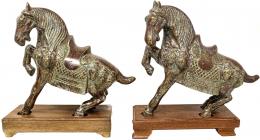 407 - PAREJA DE CABALLOS ORIENTALES SEGUNDA MITAD S.XX
