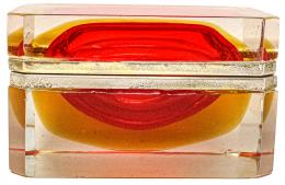 335 - CAJA EN CRISTAL FLAVIO POLI DE LOS AÑOS 70