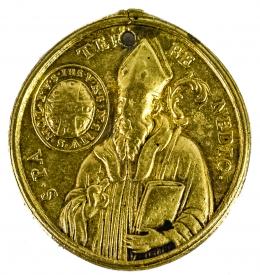373 - MEDALLA DE BRONCE DEL SIGLO XIX