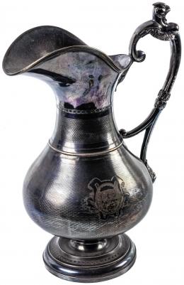 710 - JARRA DE PLATA DE 1870 DEL PLATERO ESPUÑES