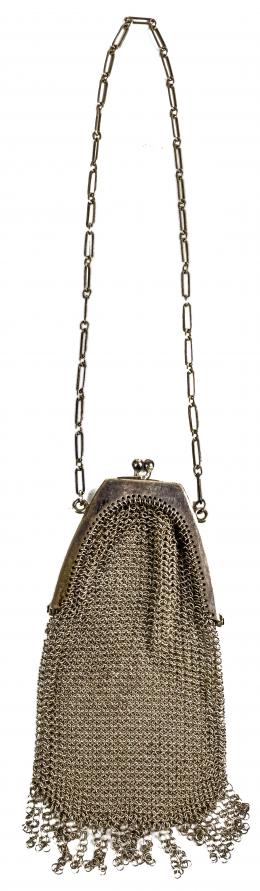 688 - BOLSO DE PLATA DE SEÑORA DEL PRIMER TERCIO DE S. XX