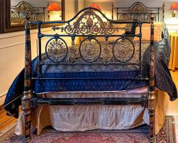270 - CAMA DE MATRIMONIO DE FINALES DE SIGLO XIX