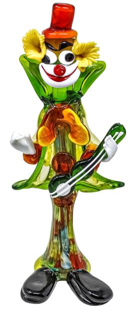 488  -  FIGURA DE PAYASO DE CRISTAL DE MURANO DEL ÚLTIMO CUARTO S.XX