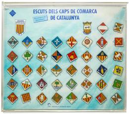 843 - COLECCIÓN DE PINS DE LAS COMARCAS CATALANAS