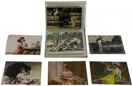 263 - LOTE DE 24 POSTALES DEL PRIMER CUARTO DE SIGLO XX