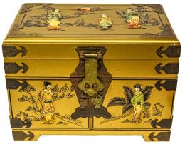 384 - CAJA JOYERO CHINA DE MEDIADOS DEL S.XX