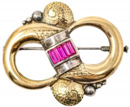 73 - BROCHE CHEVALIER DE LOS AÑOS 40