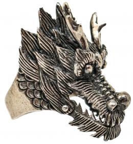 59 - ANILLO DRAGÓN DE PLATA