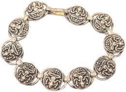 263  -  PULSERA DE PLATA DE LA INDIA