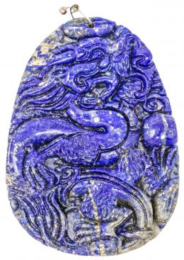 402 - AMULETO ORIENTAL EN LAPISLAZULI