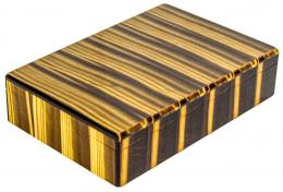 387 - CAJA REALIZADA EN OJO DE TIGRE