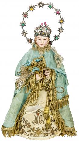 821 - FIGURA CAP I POTA DE ESCUELA CATALANA DEL SIGLO XIX