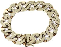 140 - PULSERA DE ORO AÑOS 80