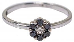 73 - ANILLO ROSETÓN CON BRILLANTES