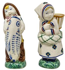 457 - DOS FIGURAS HERLUF JENSENIUS