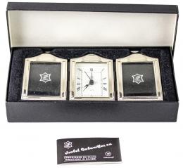 731 - RELOJ Y 2 MARQUITOS PORTARRETRATOS