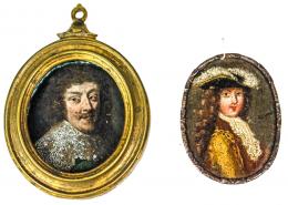 966  -  DOS MINIATURAS FRANCESAS DEL SIGLO XVIII