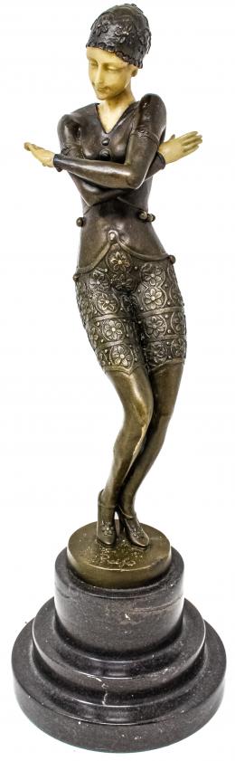 787 - ESCULTURA ESTILO ART NOUVEAU