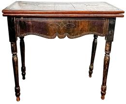 322  -  MESA DE JUEGO ISABELINA DE LA SEGUNDA MITAD DE SIGLO XIX