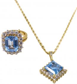 101 - COLGANTE Y ANILLO DE ORO