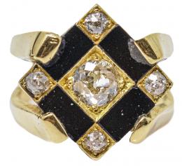 205 - SORTIJA ART DECO, 1930