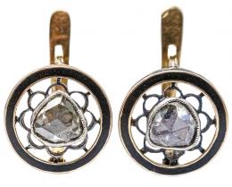148 - PENDIENTES CON DIAMANTES DEL S.XIX