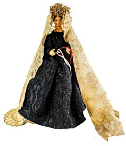 891  -  FIGURA VIRGEN DE MEDIADOS DEL S.XX