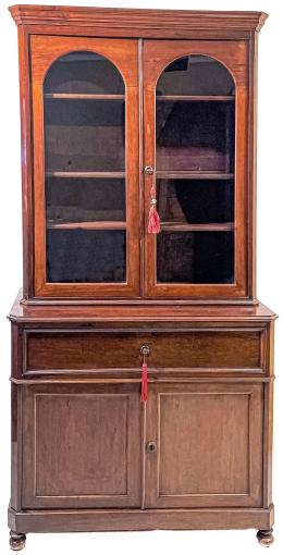 386  -  MUEBLE ESCRITORIO-LIBRERÍA DE LA SEGUNDA MITAD DE S. XIX