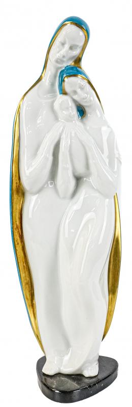 672  -  FIGURA SAGRADA FAMILIA DE MEDIADOS S.XX