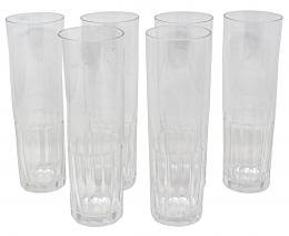 56  -  SEIS VASOS DE REFRESCO DEL ÚLTIMO CUARTO DEL S.