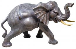819  -  ELEFANTE TALLA MADERA  DEL ÚLTIMO TERCIO DE SIGLO XX