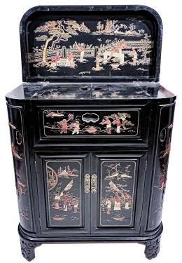 417  -  MUEBLE DE BAR ORIENTAL DE MEDIADOS DEL S.XX