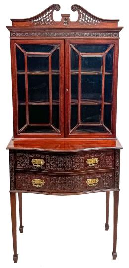 488  -  MUEBLE VITRINA INGLESA