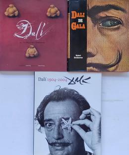 444  -  TRES LIBROS SOBRE SALVADOR DALÍ