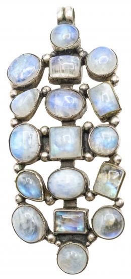 122  -  BROCHE COLGANTE DE PIEDRA LUNA
